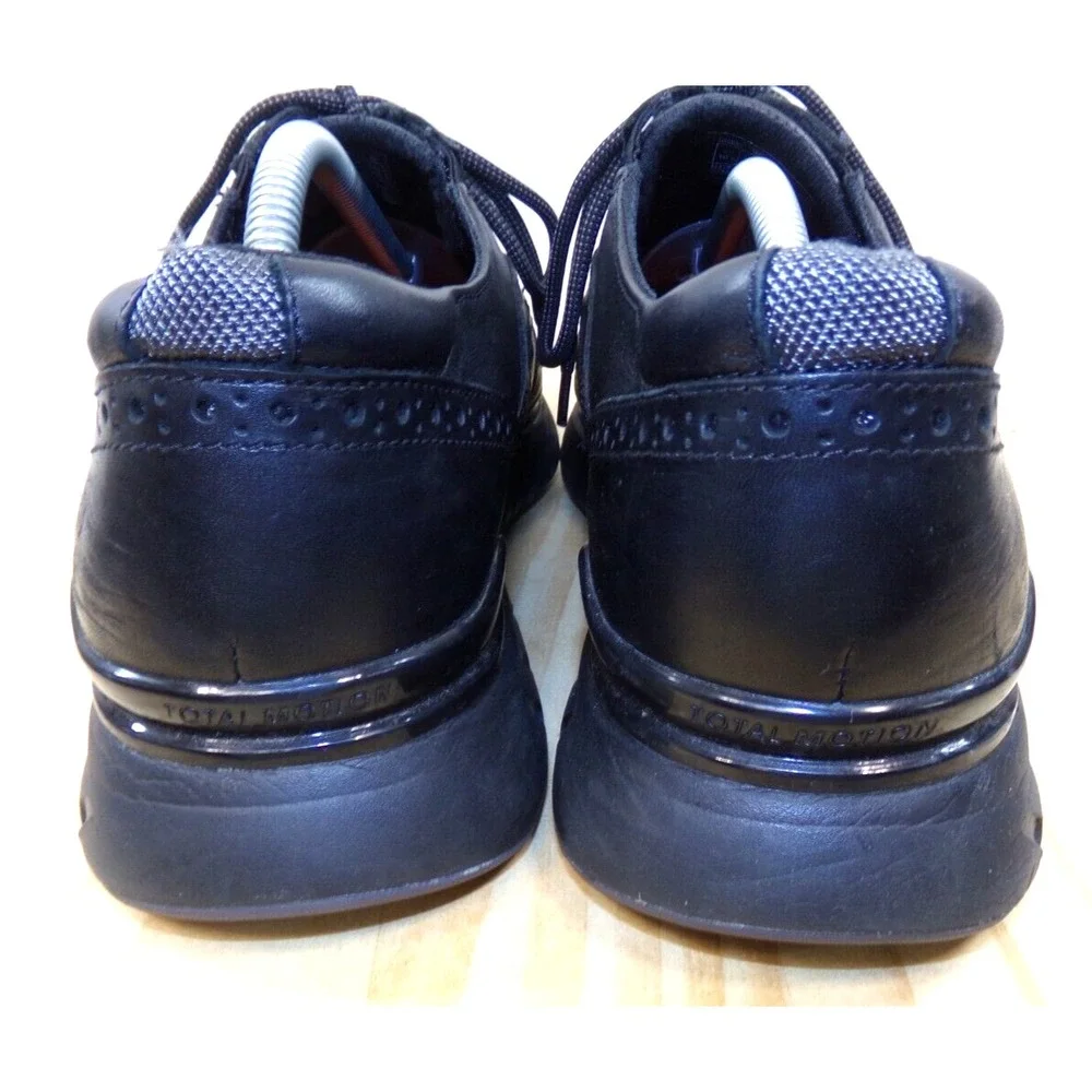 Rockport Total Motion Sport Wingtip Shoes C12661 Mens‎ Black Size 10.5 M READ